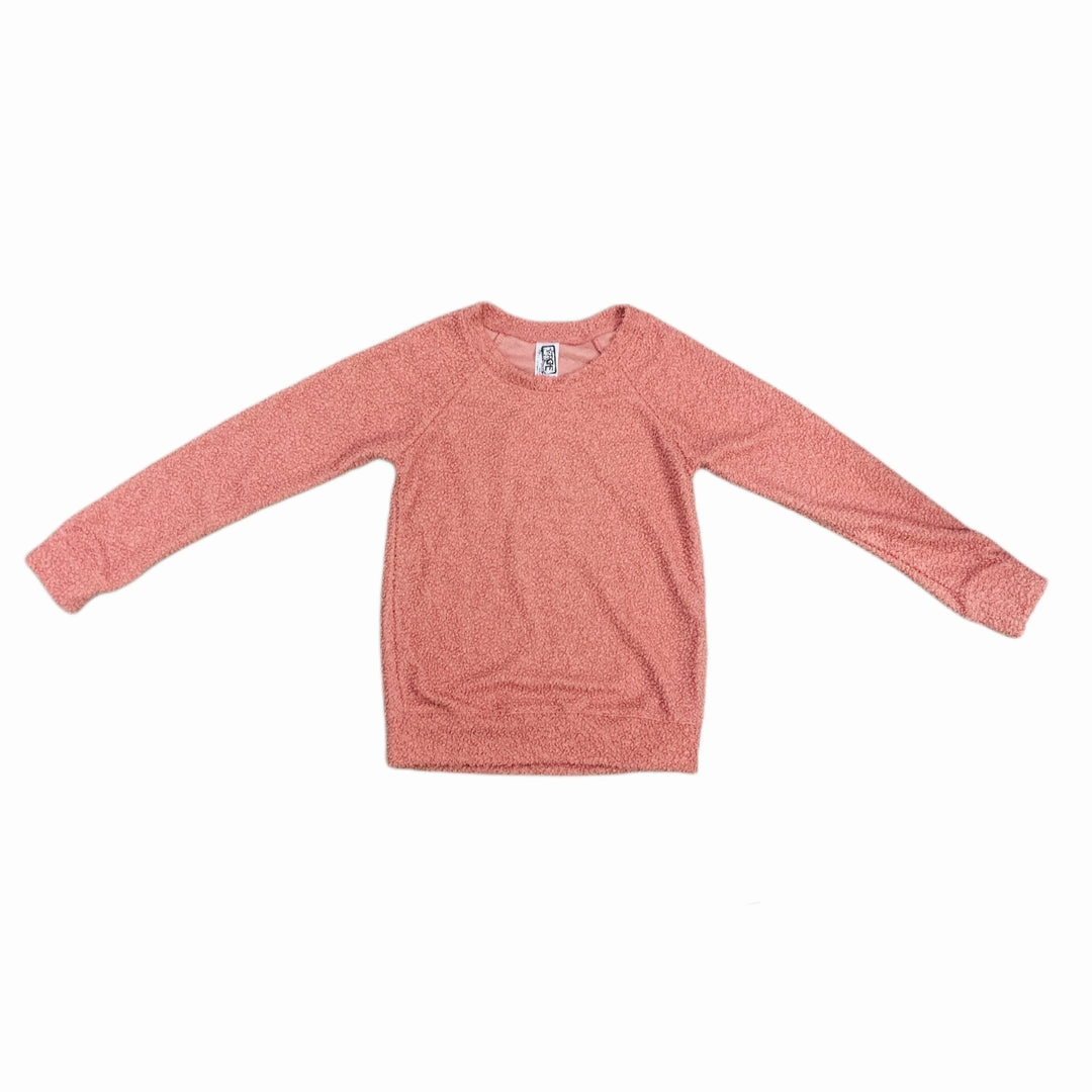 Glitter Glow FlexibleWaistband Mauve Poodle Sweatshirt