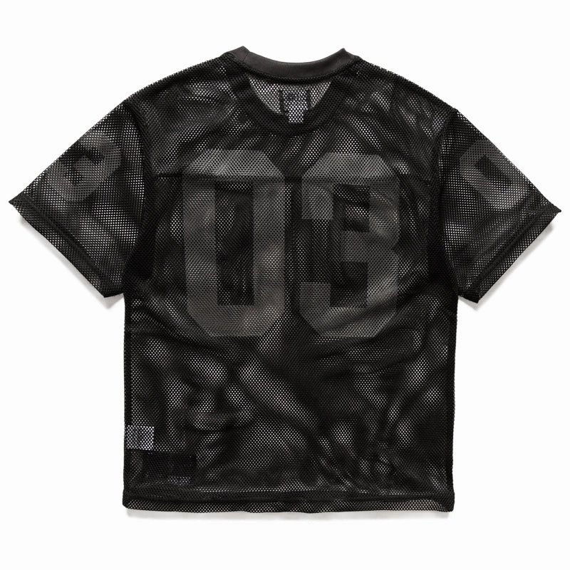 Fashion Layers Silent Mood Billionaire Boys Club Varsity Knit Football Jersey - Black