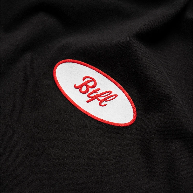 Rayon blend BTFL Mechanic Tee - Black