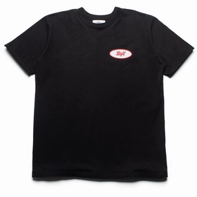 BTFL Mechanic Tee - Black Vintage Wash Effect Breathable Waist
