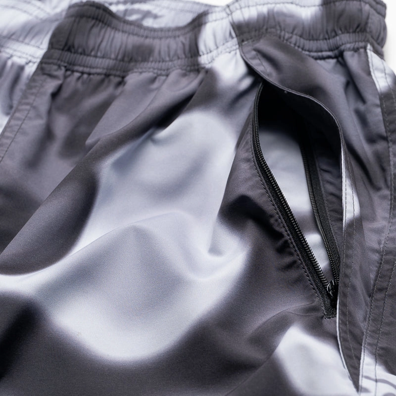 A Bathing Ape Liquid Camo One Point Beach Shorts - Black Meta Mood Photo Glam