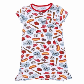 Baseball Fever Girl's S/S Nightdress Cyber Core