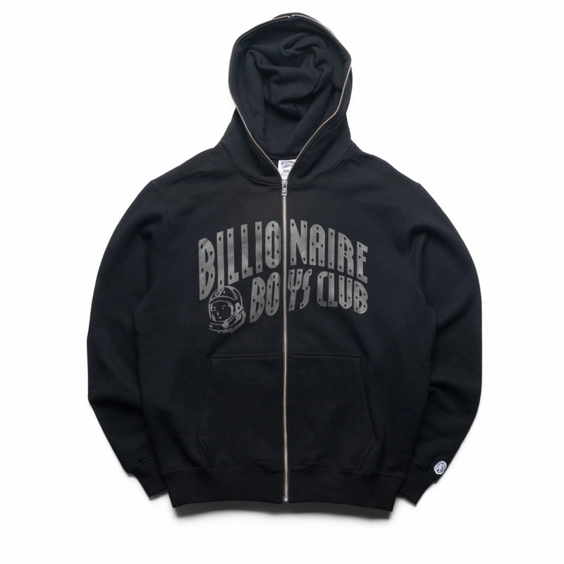 Layering Piece Trendy Outerwear Billionaire Boys Club Curve Zip Hoodie - Black