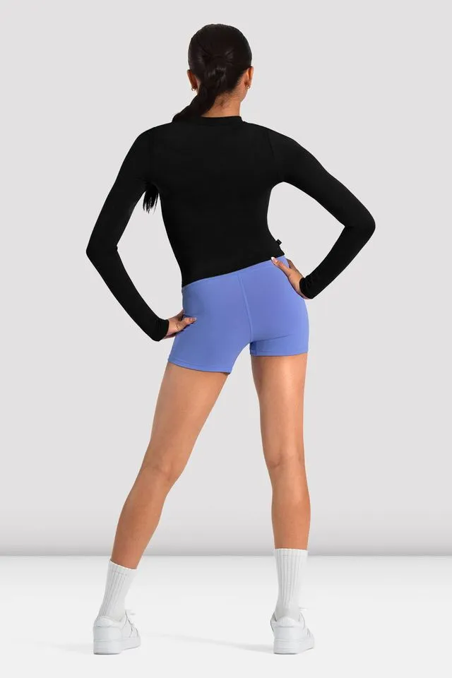 Abrasion Resistant Design Girls Long Sleeve Fitted Top