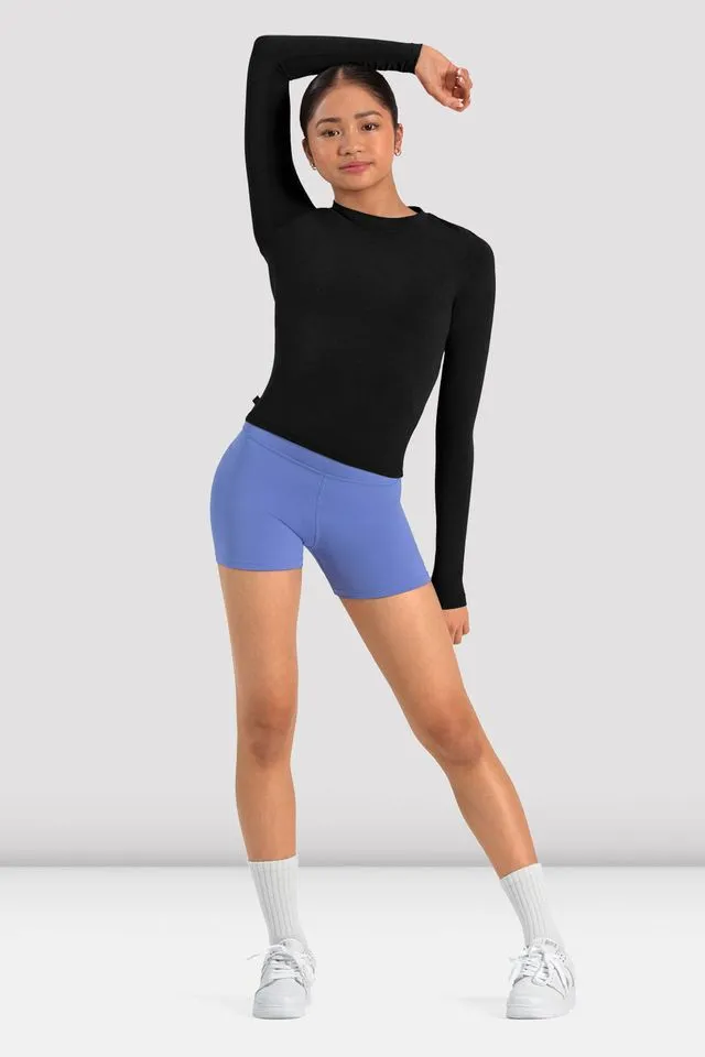 Girls Long Sleeve Fitted Top Art Gallery Functional