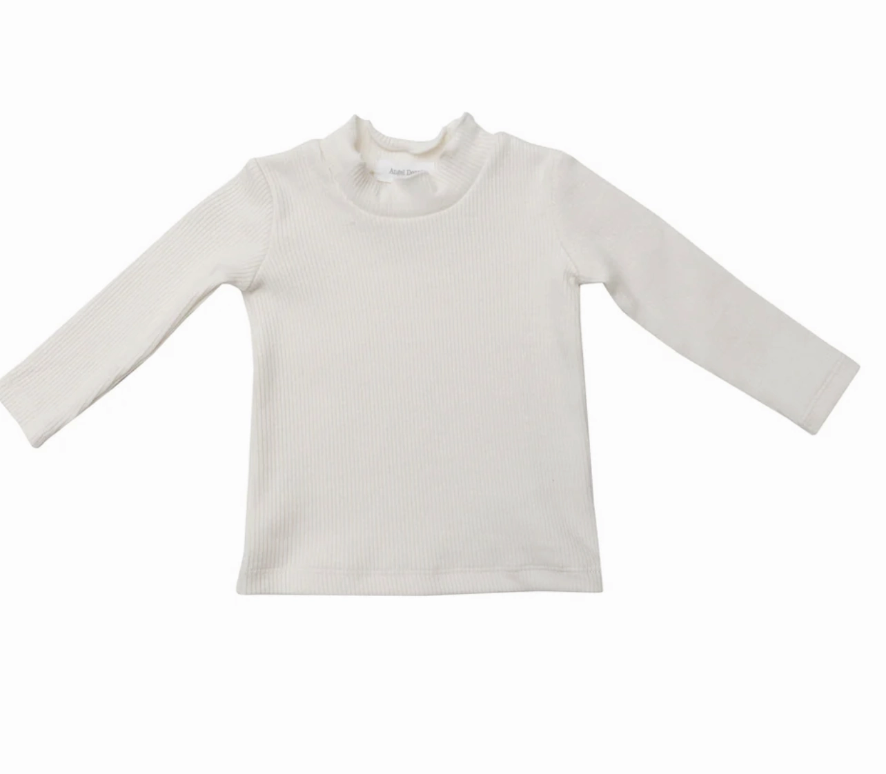 Leader Fit Wonder Fit White Sugar Swizzle Turtle Neck