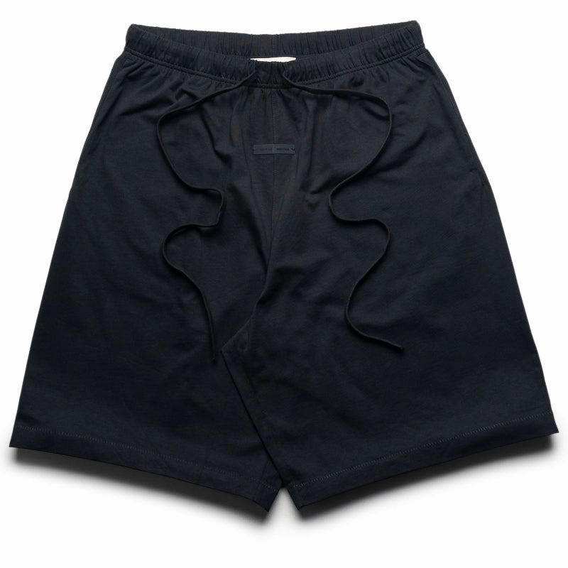 wrinkle free Breathable Stretch Fabric Fear Of God Essentials Basketball Jersey Shorts - Jet Black