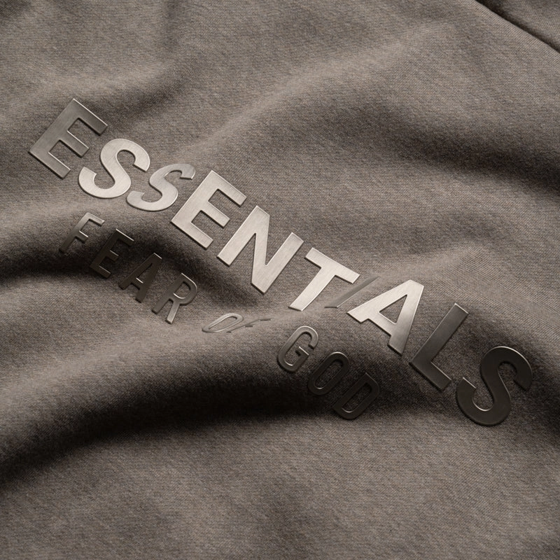 Fear Of God Essentials Classic Fit Fleece Hoodie - Homestead Heather Digital Core Cozy Jacket