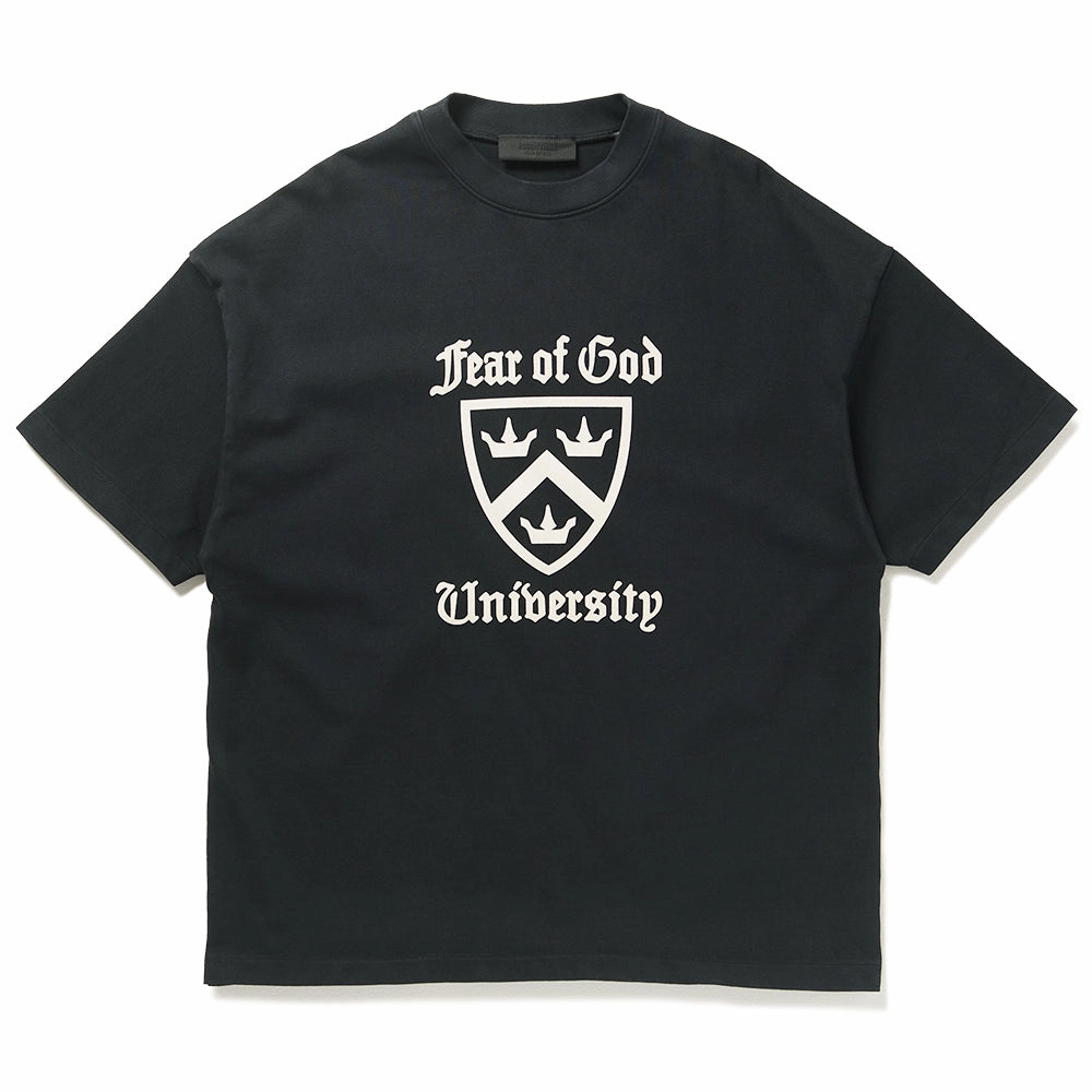 Fear Of God Essentials Heavy Crewneck Tee - Black Casual Fit