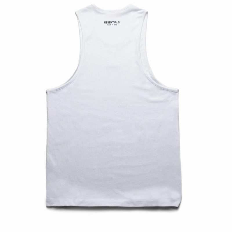 Fear Of God Essentials Vintage Fit Tank - Bright White StretchComfort