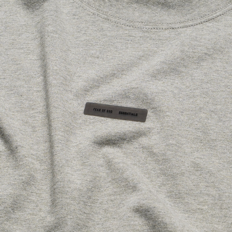 Fear Of God Essentials Vintage Fit Tee - Concrete Heather Snow Core