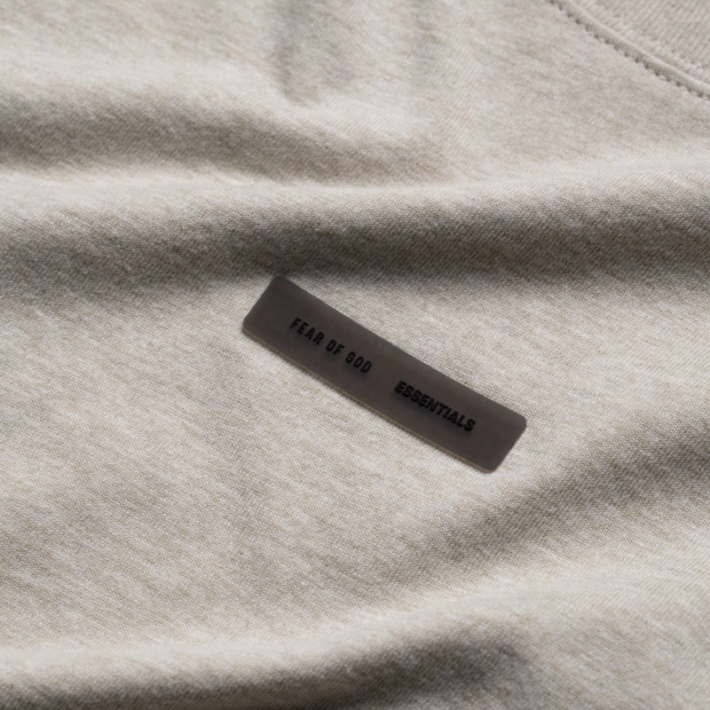 Fear Of God Essentials Vintage Fit Tee - Heather Stone One-Piece Wear FadeResistantDye