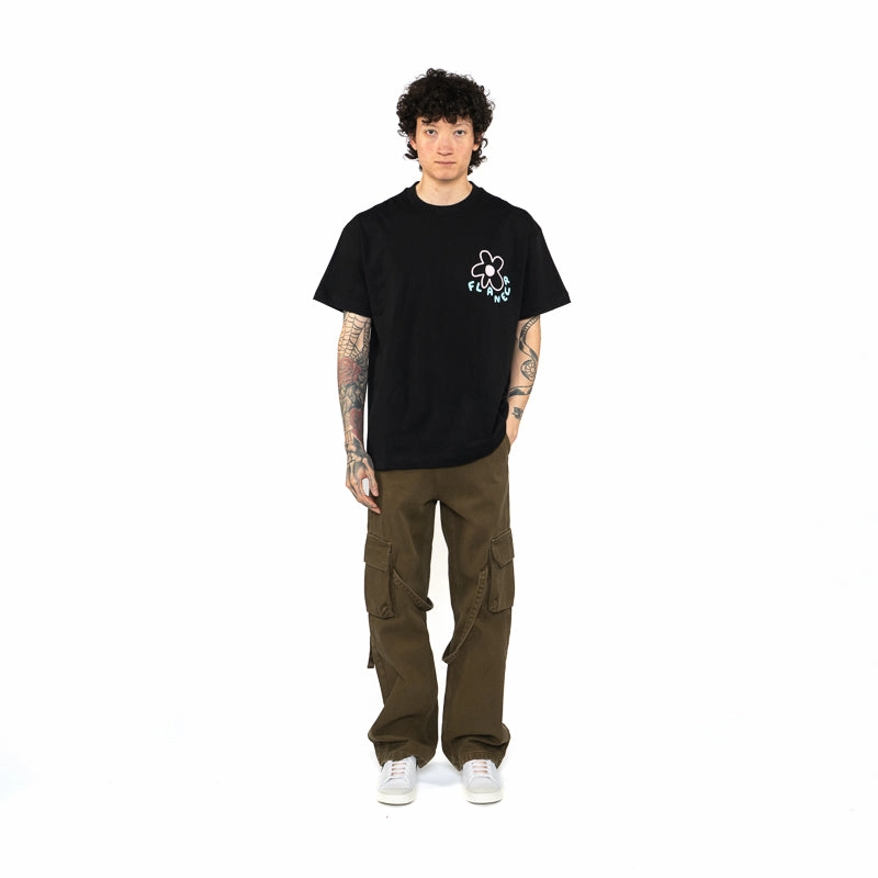 Flaneur Blossom Tee - Black Night Charm