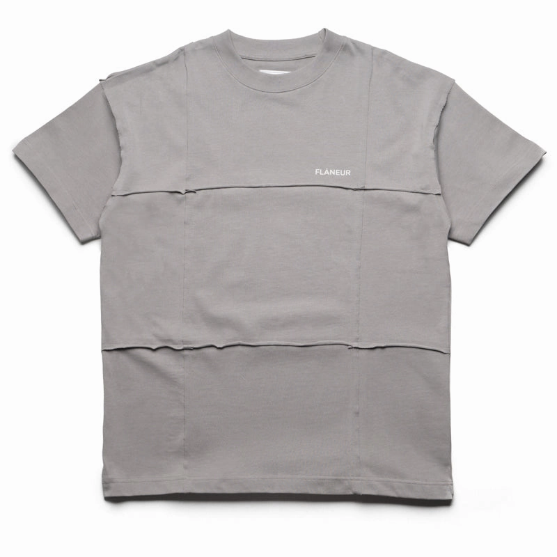 TaglessNeckline HypoallergenicMaterial Flaneur Cut & Sew Tee - Concrete Grey