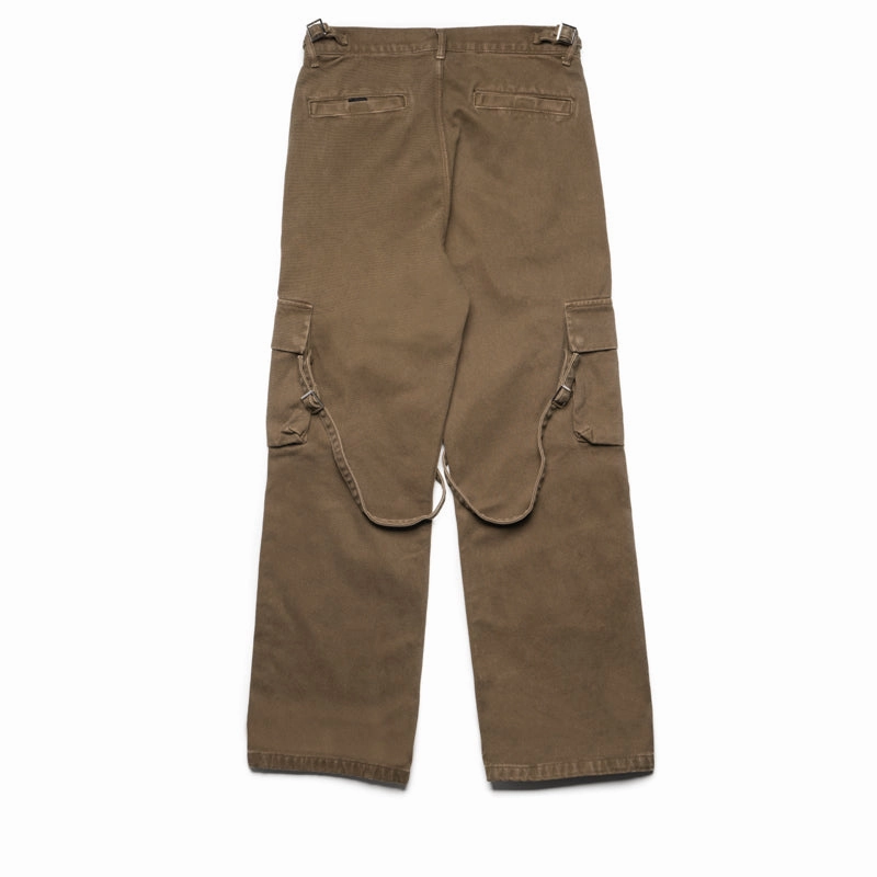 City Beat Flaneur Phone Pocket Cargo Trousers - Army Green