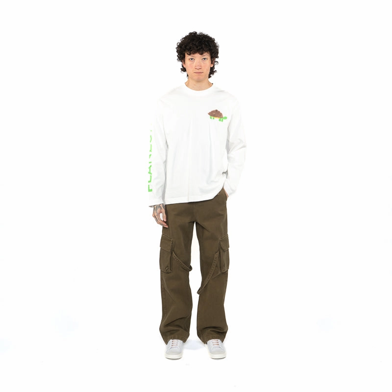 Legend Glow Flaneur Watercolor Turtle L/S Tee - White