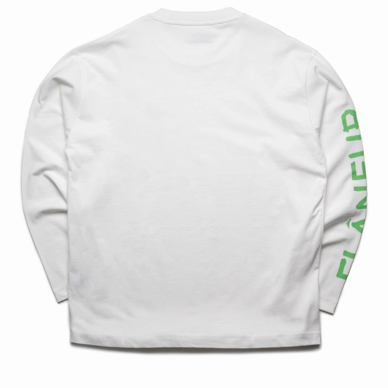 LayeredPaneling Neo Mode Flaneur Watercolor Turtle L/S Tee - White