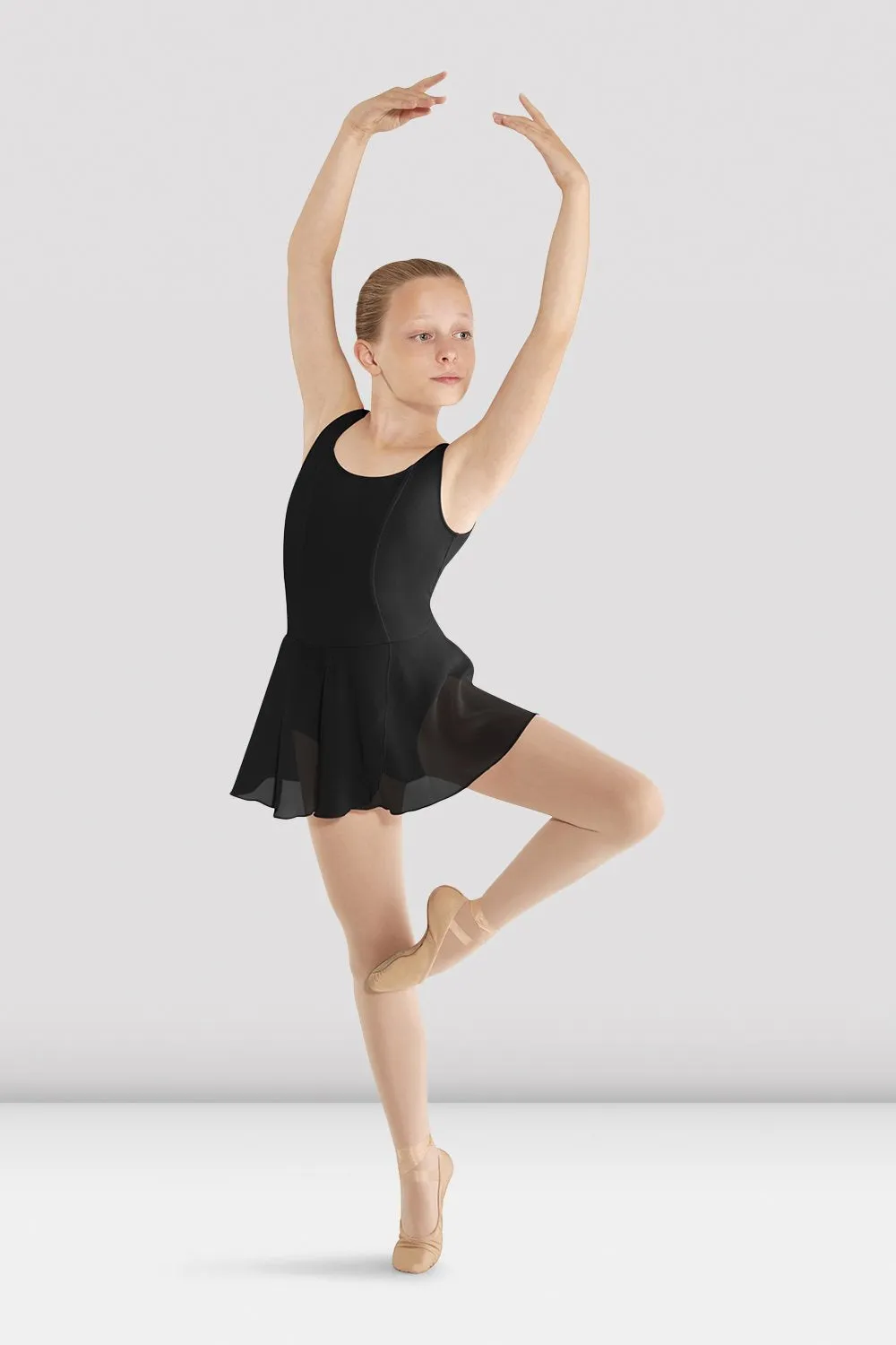 Girls Mirella Skirted Tank Leotard AllDay Posture Support