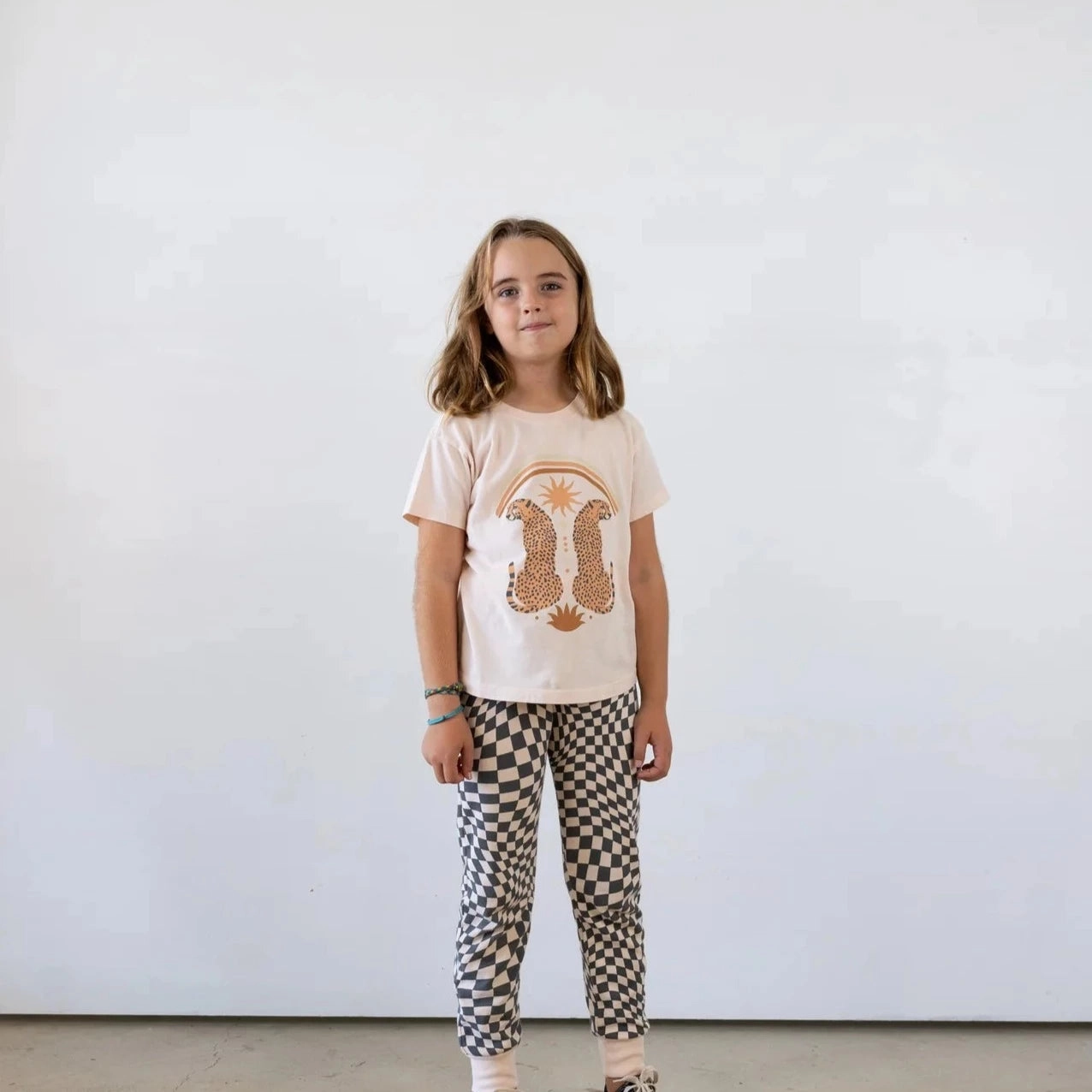 ShockAbsorbent Padding Girls Boxy Tee Wild One
