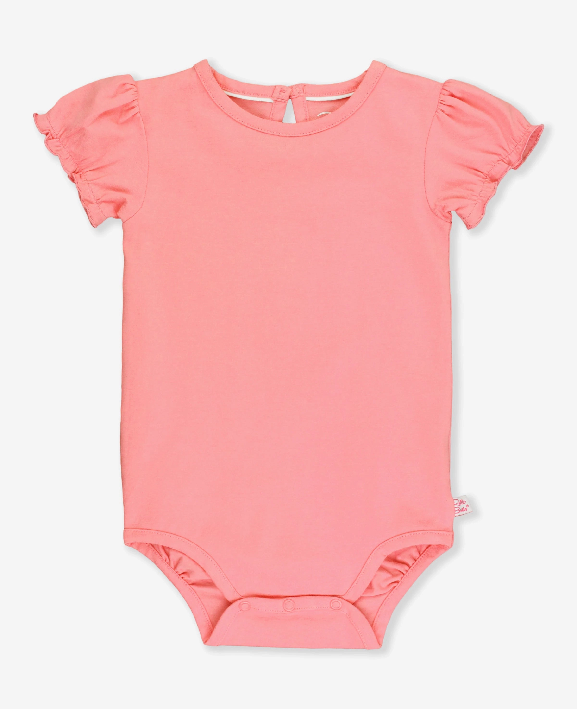 Knit Puff Short Sleeve Bodysuit Effortless Design