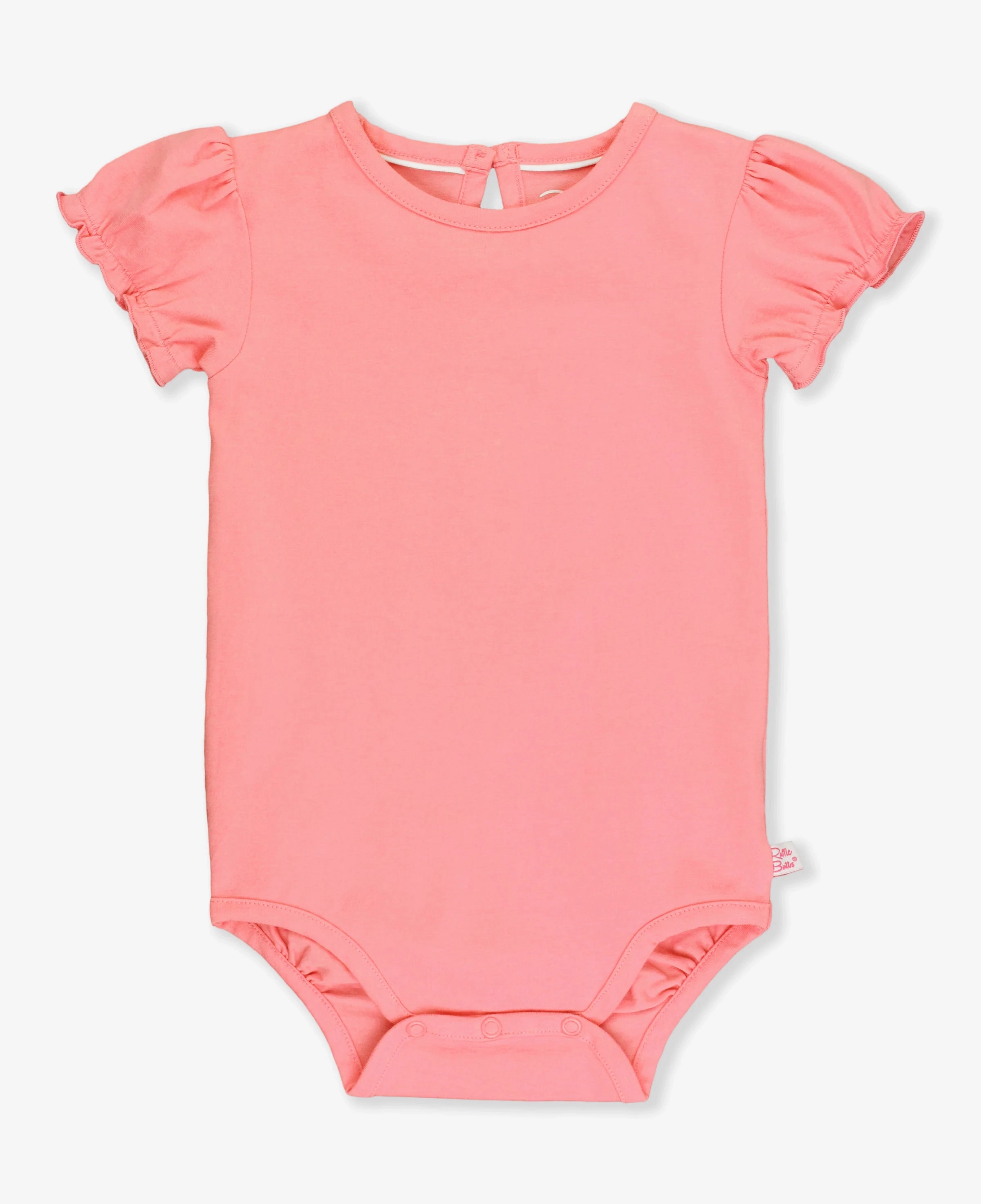 TemperatureRegulating ChafeFree Design Knit Puff Short Sleeve Bodysuit