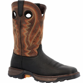 Industrial Cushion Durango Maverick Xp Men's Western Work Boots Ddb0402 In Onyx And Dark Bay