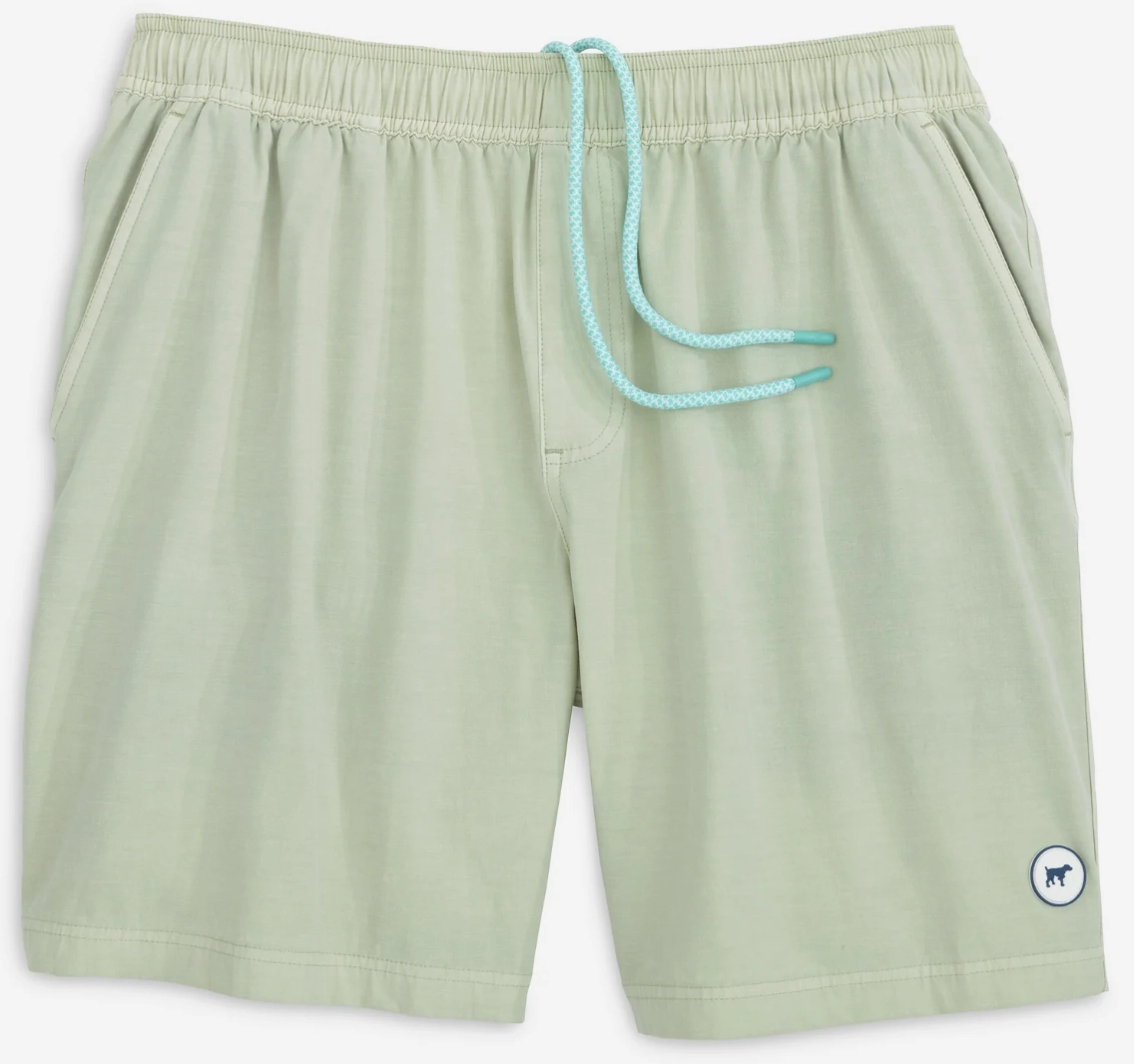 TaglessCollar Clean Cut Youth Sun Washed Trunk - Garment Seafoam