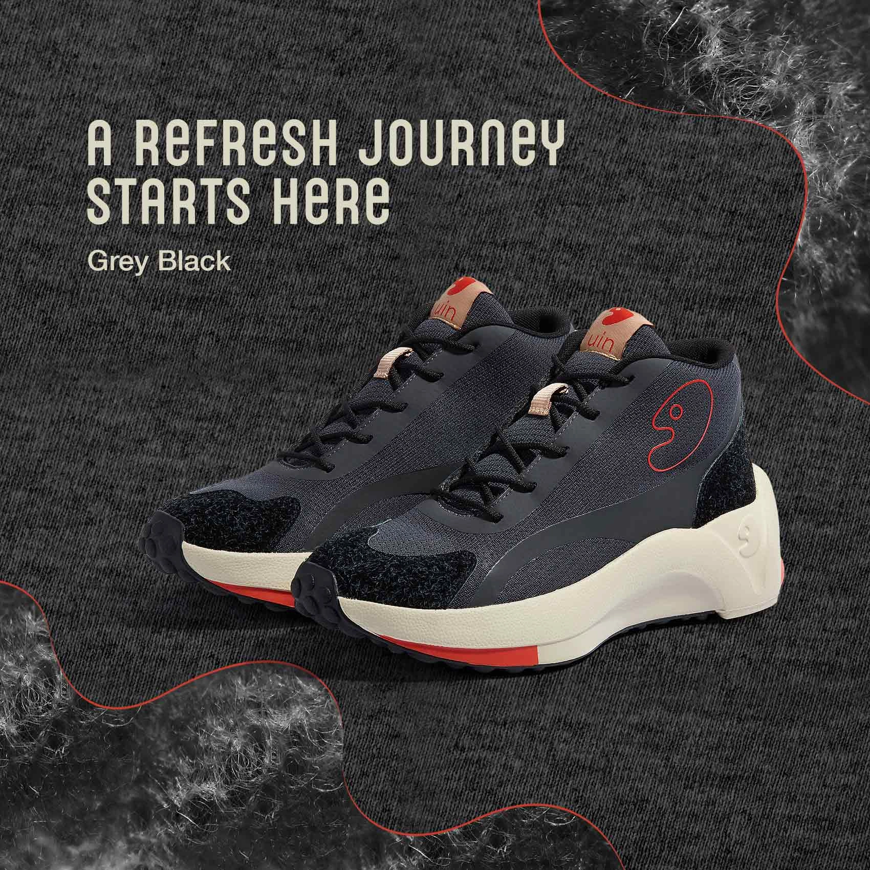 Grey Black Sevilla III Men Indoor Use