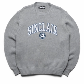 Sinclair Tackle Twill Sweater - Grey MoistureWickingMaterial
