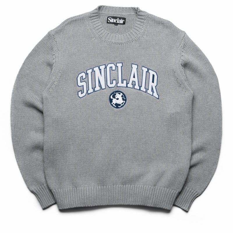 Sinclair Tackle Twill Sweater - Grey MoistureWickingMaterial