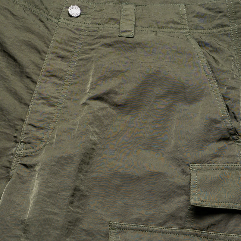 Purple Brand Cargo Shorts - Green Farm Glow Rain Fit