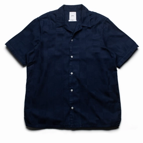 BTFL Checkered Sport Shirt - Indigo SeamlessFit
