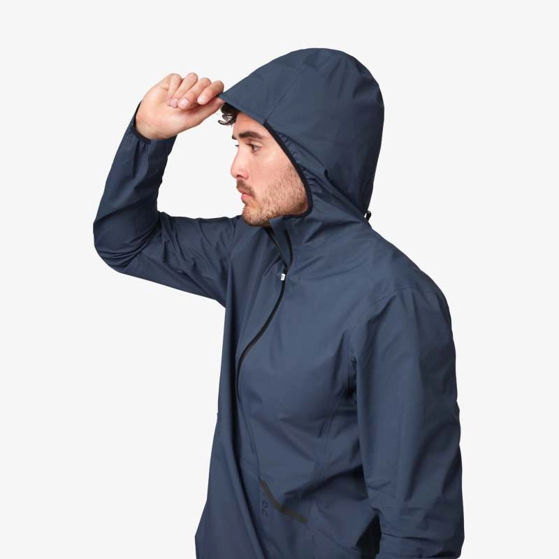 Men's Waterproof Anorak Drawstring closure