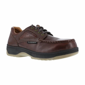 All Day Support Gear Florsheim Men's Eurocasual Moc Toe Oxford Work Shoe's Composite Toe Compadre Fs2400 In Brown