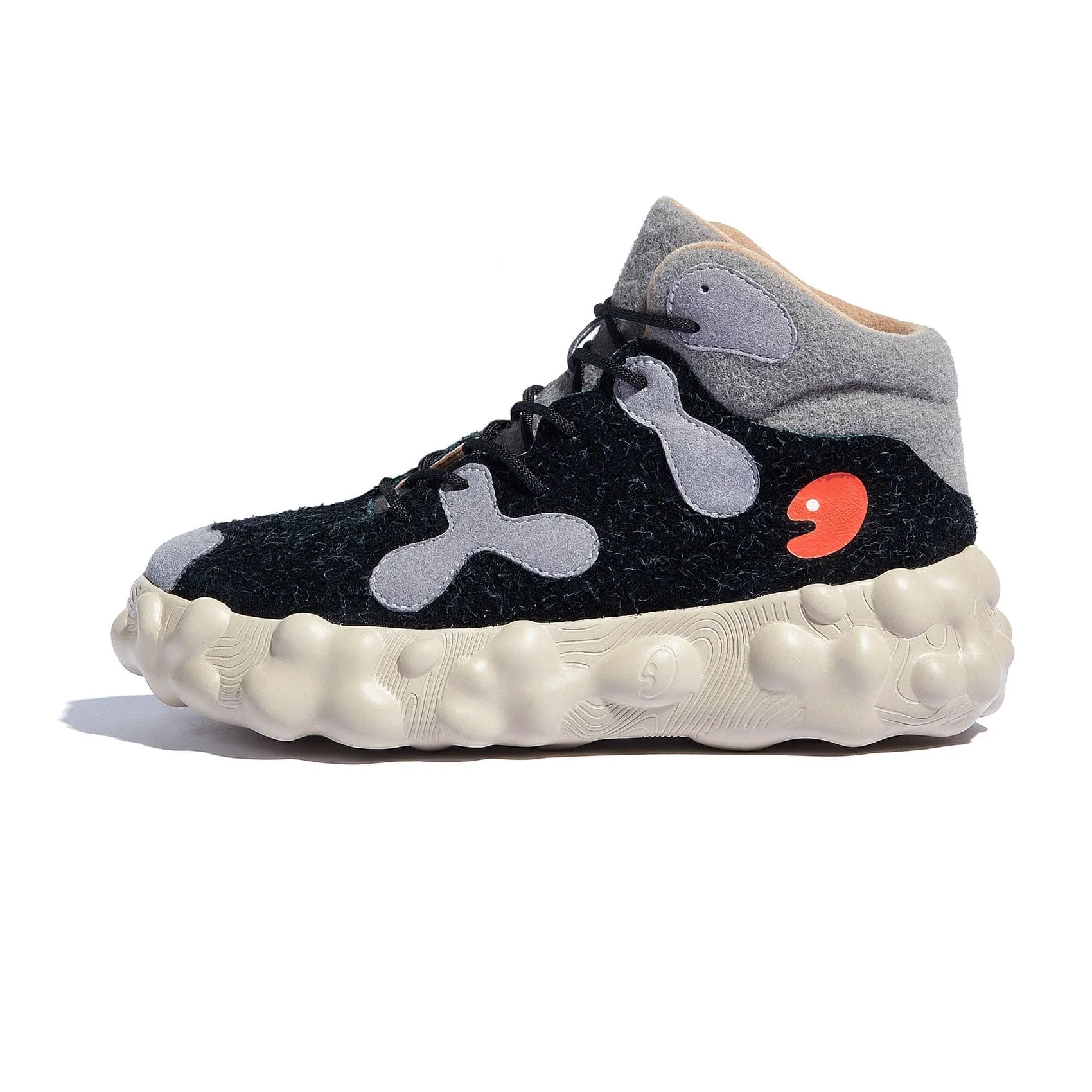 All Rounder Fluffy Black Figueras III Women