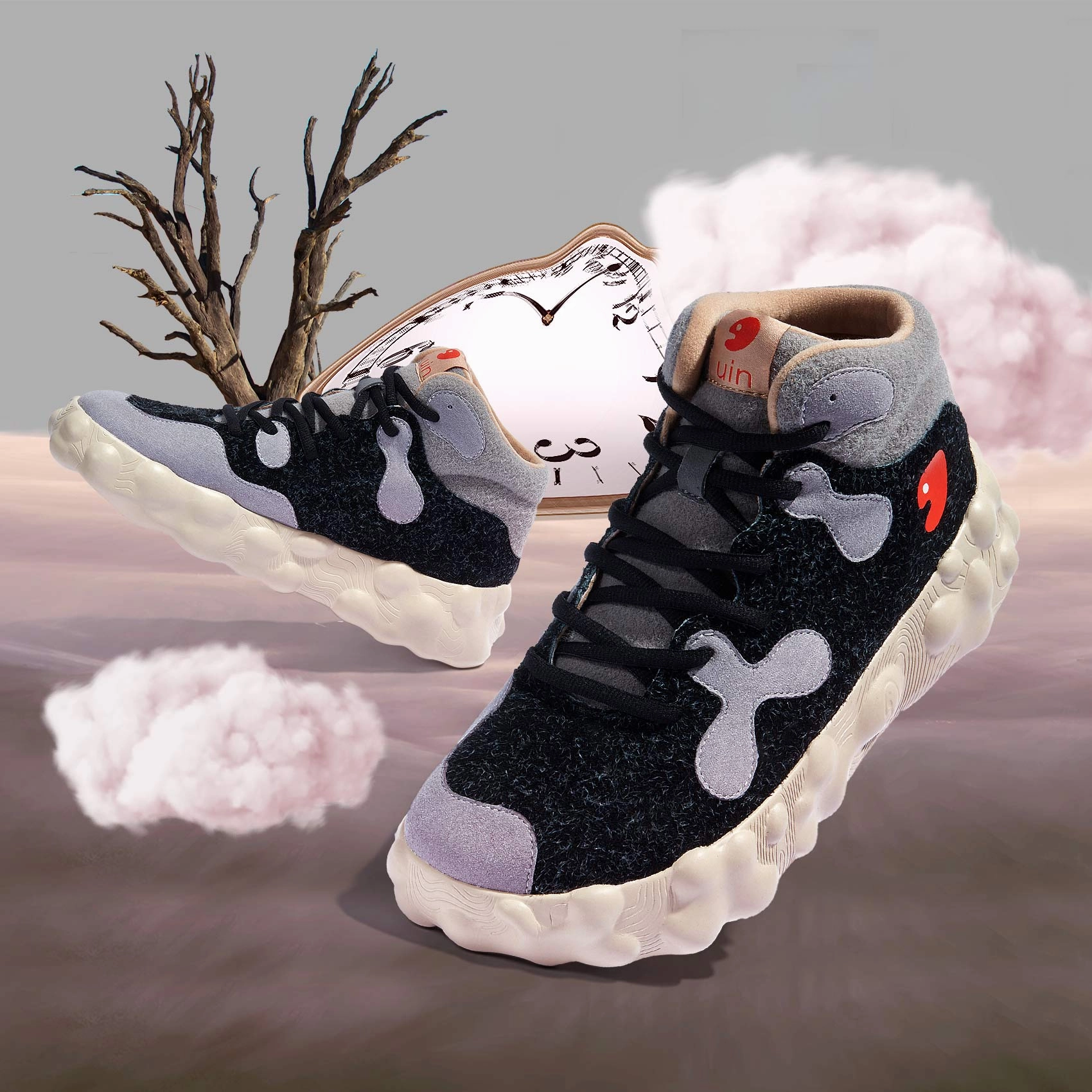 Comfy Days Fluffy Black Figueras III Men