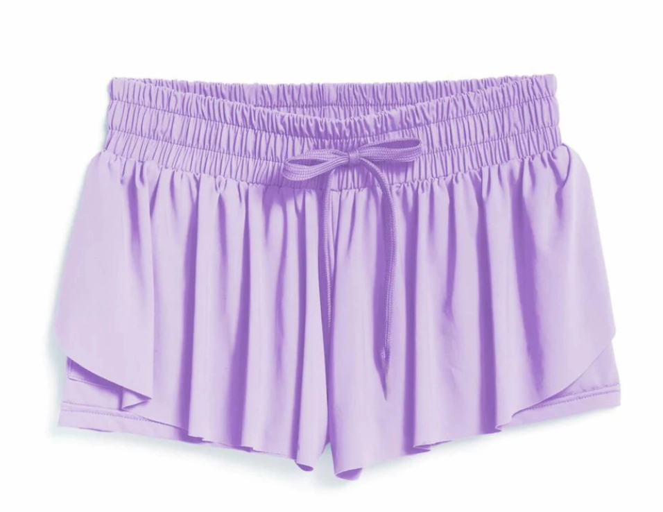 Fly Away Short-Lavender Athleisure Cool