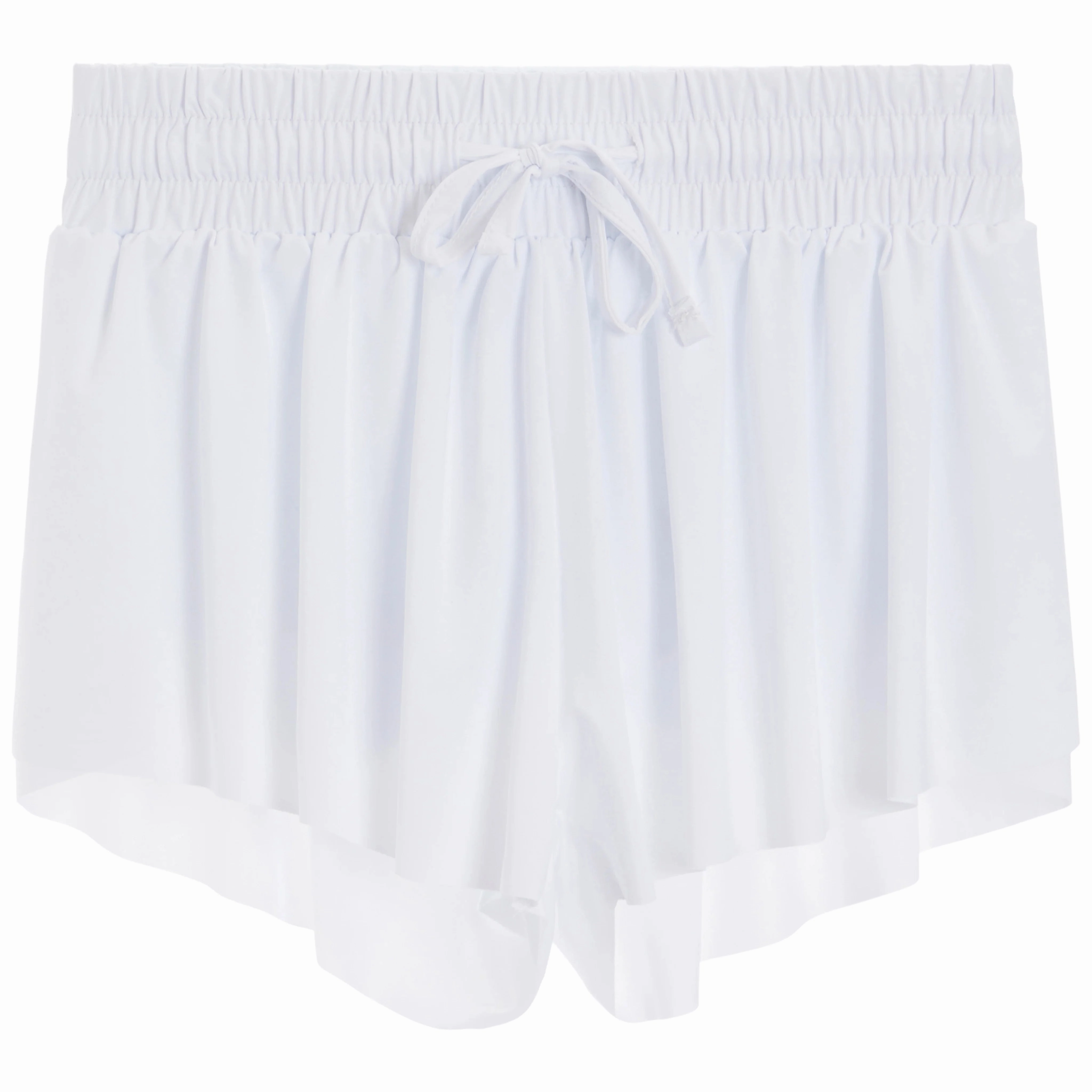 Flyaway Butterfly Short - White FadeResistant Color Matte Fit