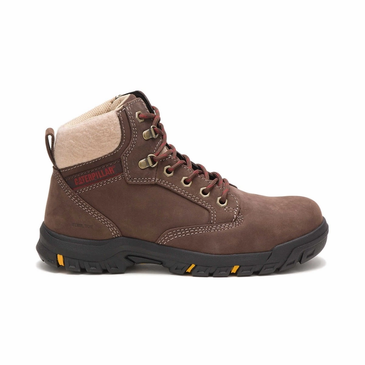 Heavy-duty Protection Caterpillar Tess Steel Toe Women's Work Boot (p91007) In Chocolate