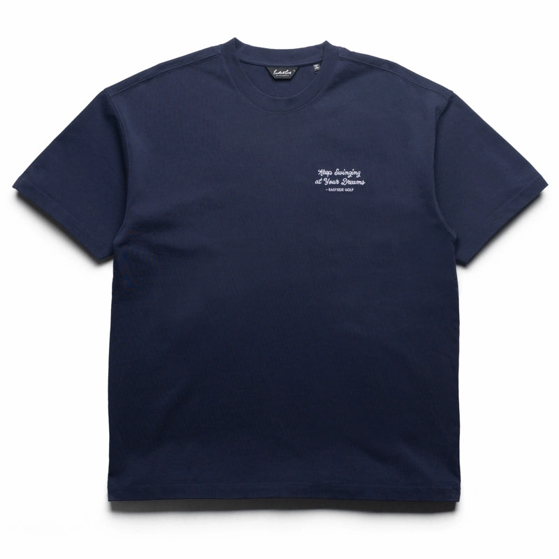 Mediterranean Air Practical Style Eastside Golf Keep Swinging Tee - Midnight Navy