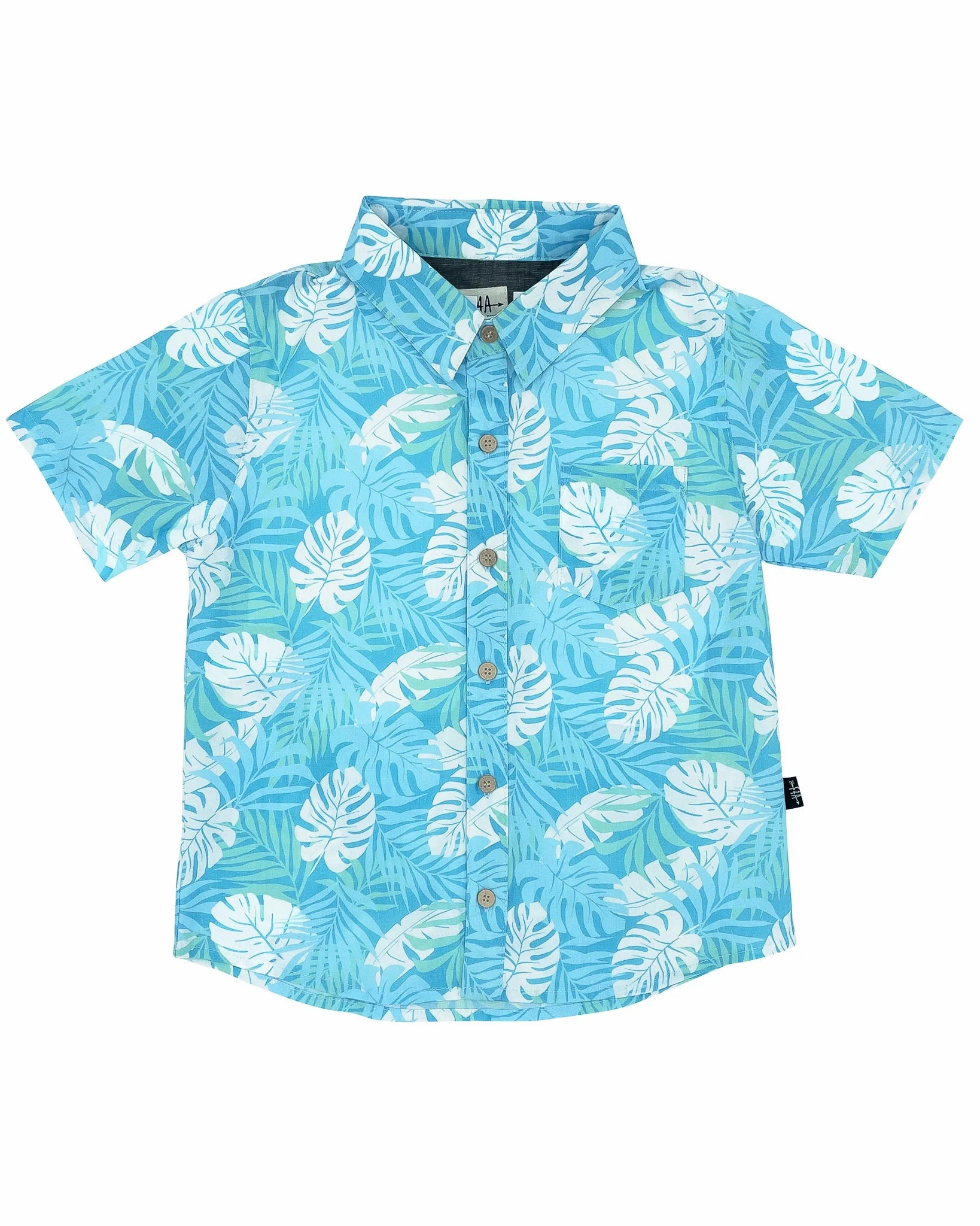 Paradise Palm Button Down Silent Mood