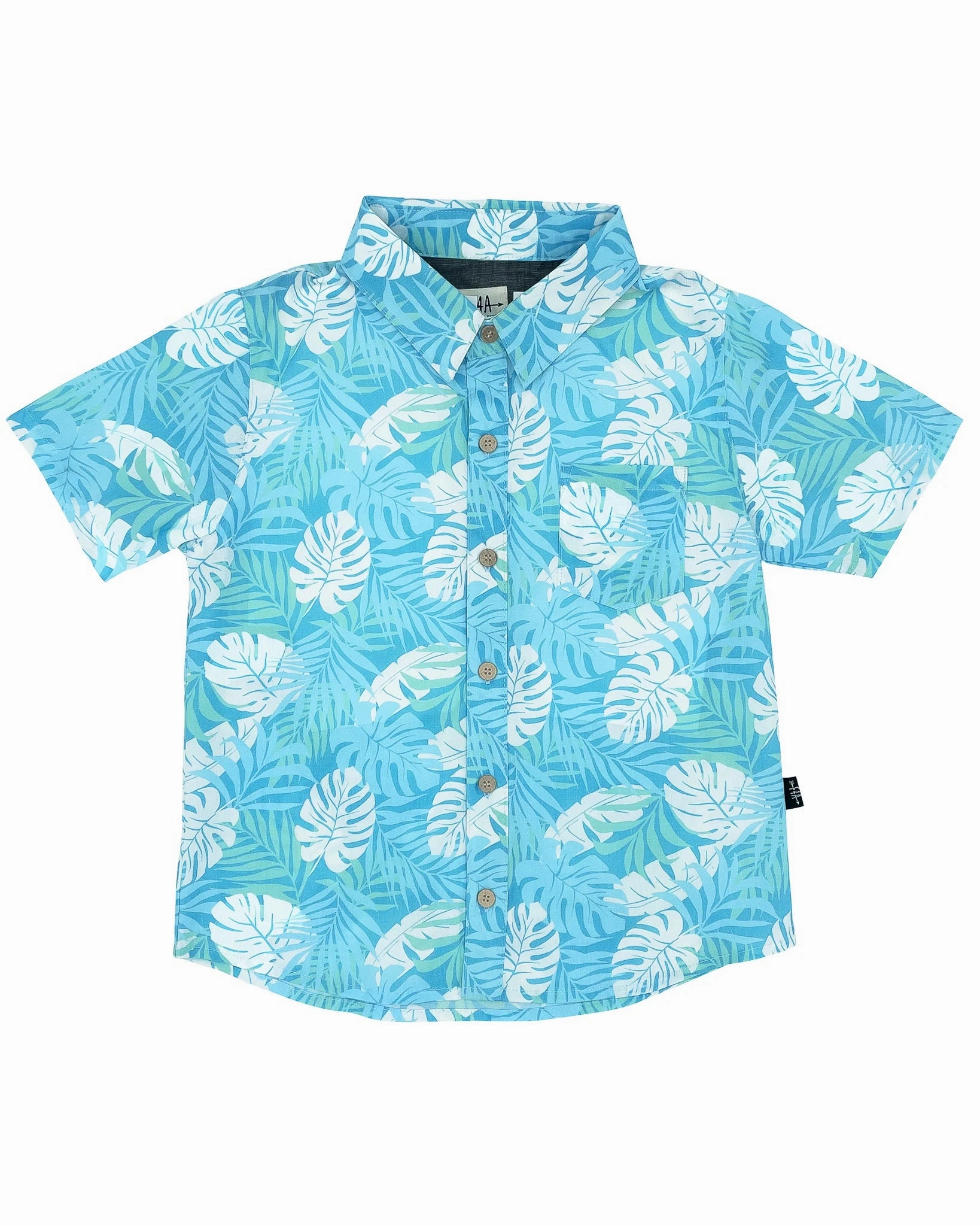 Paradise Palm Button Down ThermalRegulation