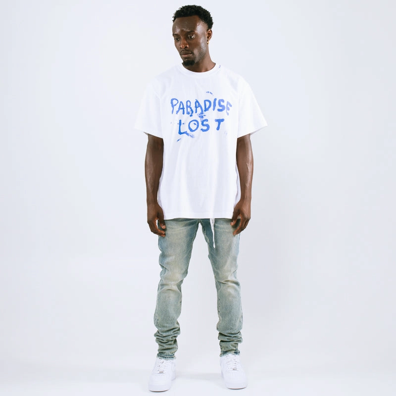 Alchemist Paradise Lost Tee - White Heavy Silk Linen Soul