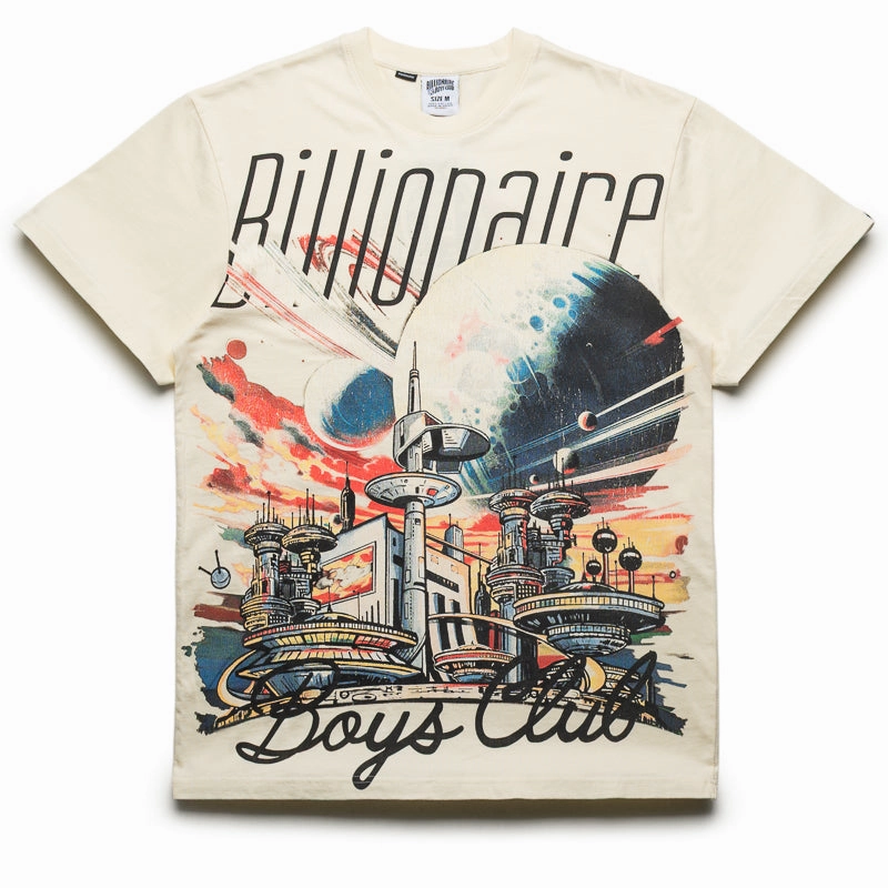 AllDayComfort LayeredPanels Billionaire Boys Club Skycity Knit Tee - Winter White