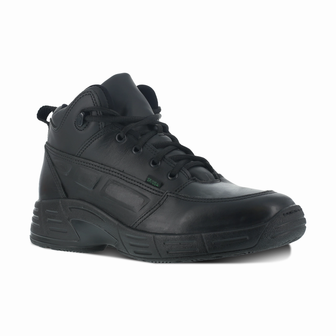 Heavy Duty System Reebok Work Postal TCT CP8375 Men's Athletic Postal High Top Boot in Black