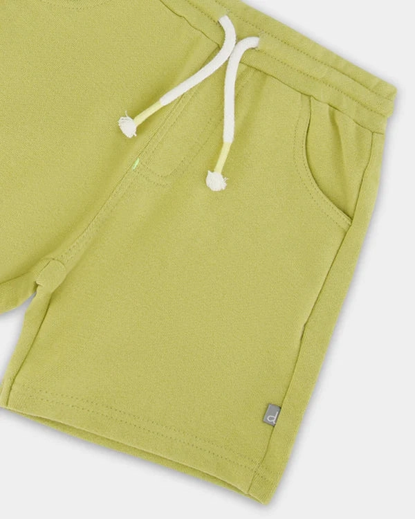 Fairy Mood French Terry Shorts - Lime