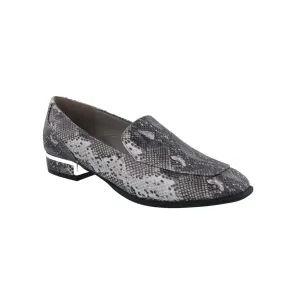 Bellini Haze Snake Women Slip-on Loafer In Black Faux Snake Photo Day