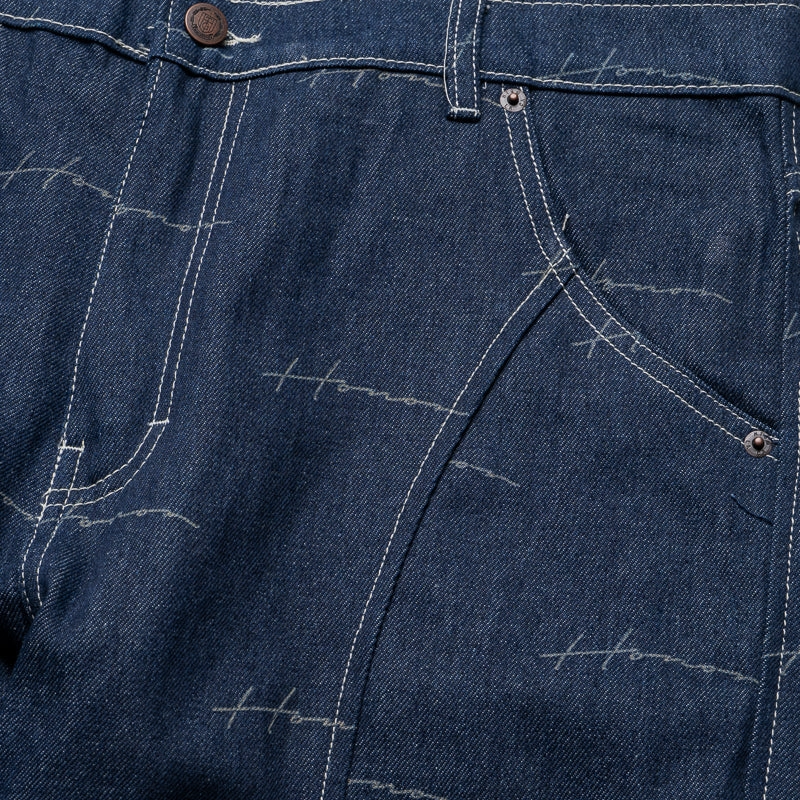 Honor The Gift Denim Riding Flare Pant - Indigo Tailored Fit