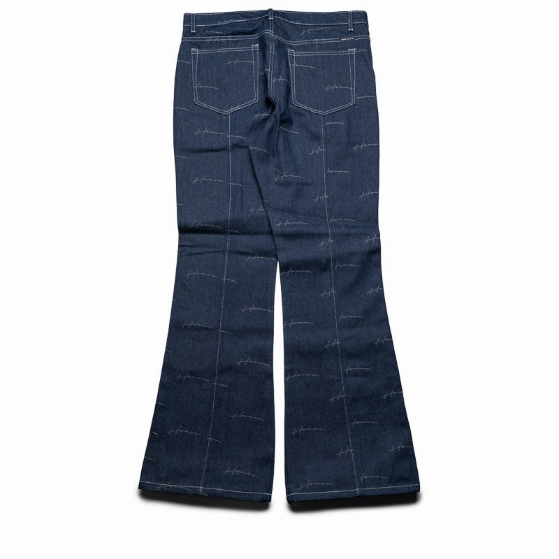 Relaxing Wear Honor The Gift Denim Riding Flare Pant - Indigo