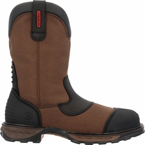 Durango Maverick Xp Men's Composite Toe Waterproof Work Boots DDB0480 In Burly Brown And Black Sturdy Fit Comfort sole